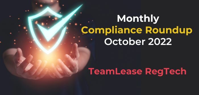 Compliance Roundup October 2022 - India Employer Forum