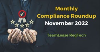 Monthly Compliance Roundup November 2022 - India Employer Forum
